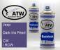 Preview: Jeep, Dark Iris Pearl, CW / RCW: 400ml Sprühdose + 400ml Klarlack - Set, von ATW Autoteile West.